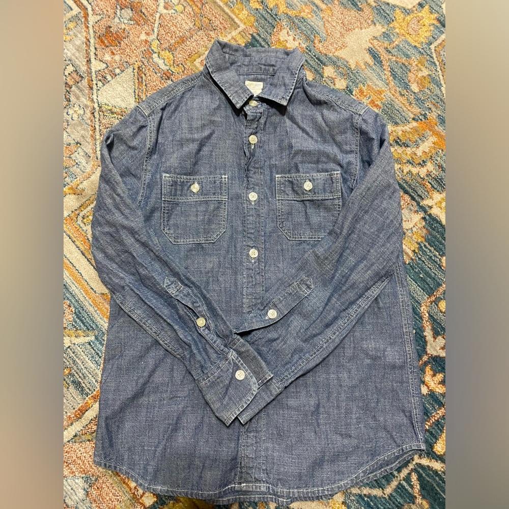Jcrew crewcuts button down top.